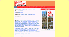 Desktop Screenshot of frankspainting.net
