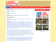 Tablet Screenshot of frankspainting.net